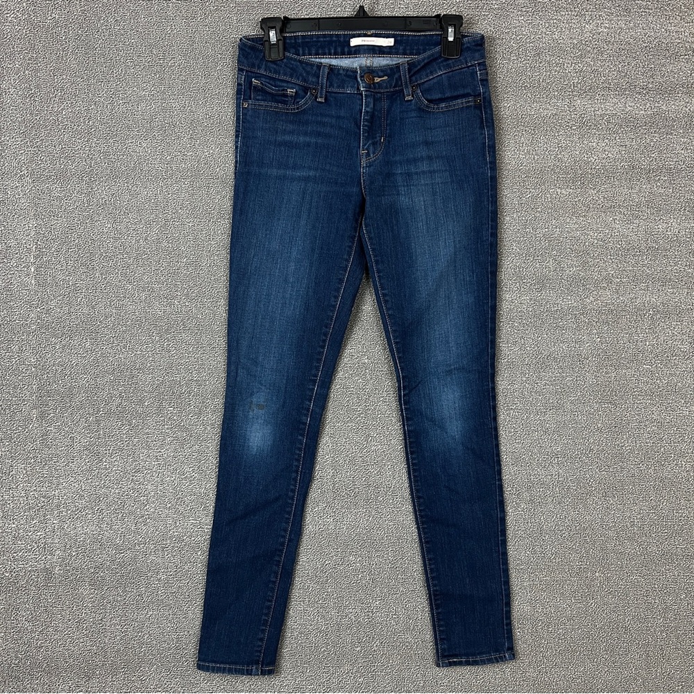Levy Strauss & co women’s 711 skinny blue jeans size 26 preowned